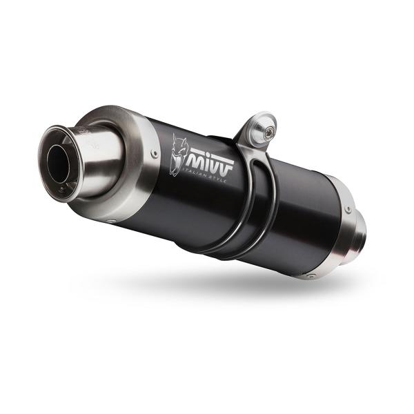 MIVV GP Black steel exhaust approved Ducati Multistrada 1200 2010-2014