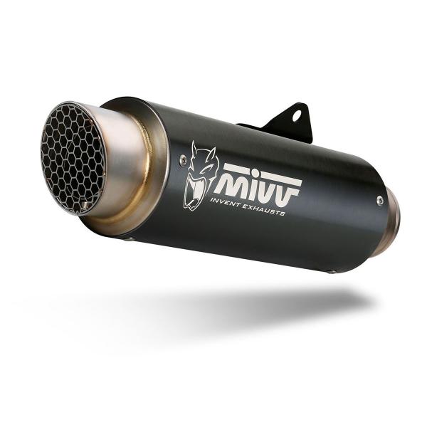 MIVV GPpro Black steel exhaust approved Ducati Monster 1200/S 2014-2016