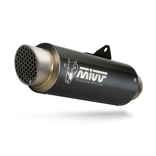 MIVV GPpro Black steel exhaust approved Ducati Monster 821 2018-2020