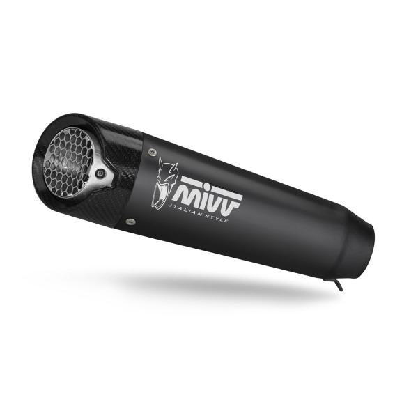 Coppia Scarichi MIVV XM5 Acciaio Nero omologato Ducati Hypermotard 698 Mono 2024-2025