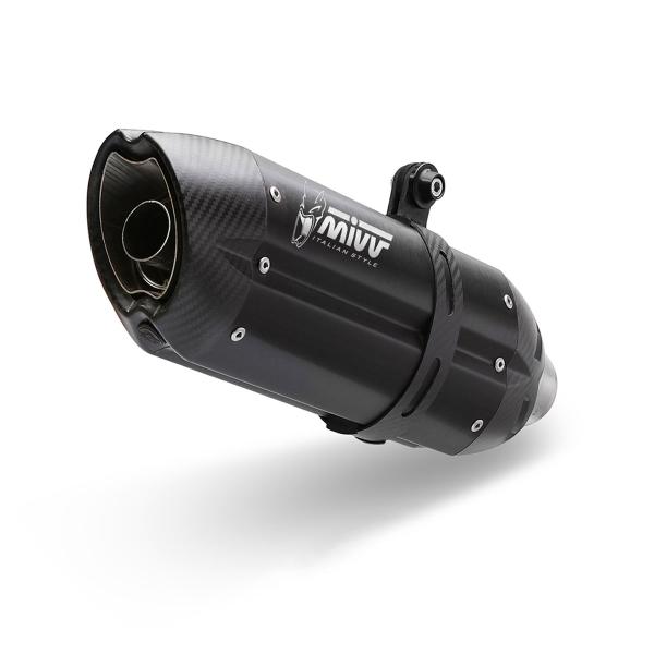 MIVV Suono Black steel exhaust approved Honda Hornet 600 1998-2002