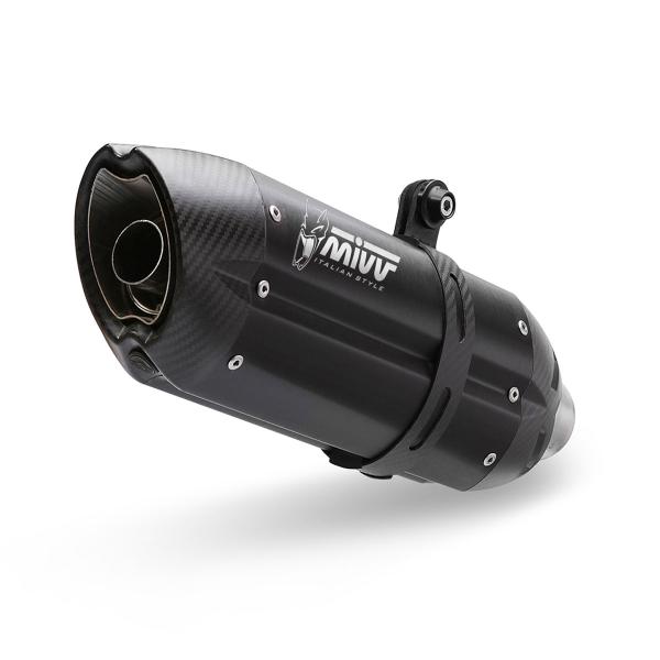 MIVV Suono Black steel exhaust approved Honda XLV650 Transalp 2000-2004