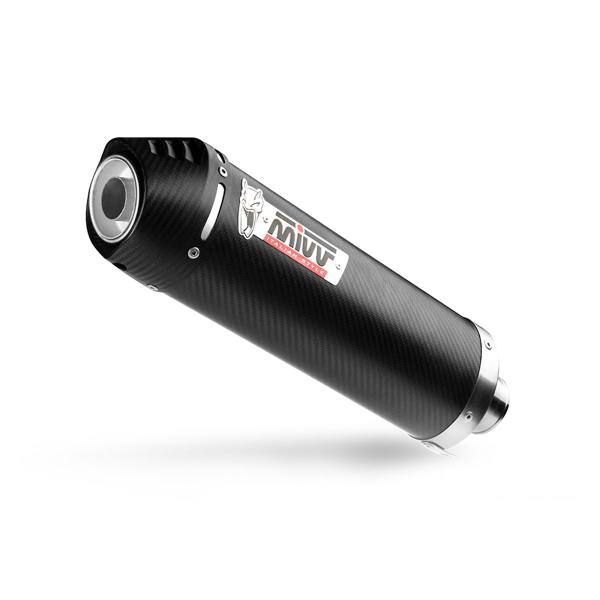 MIVV Oval Carbon with carbon end cap exhaust approved Honda XL125 Varadero 2007-2011