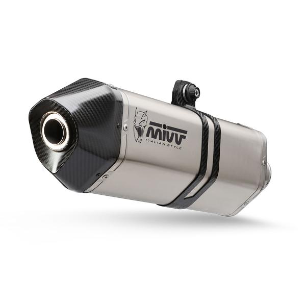 MIVV Speed Edge Steel exhaust approved Honda Africa Twin 1000 2016-2019