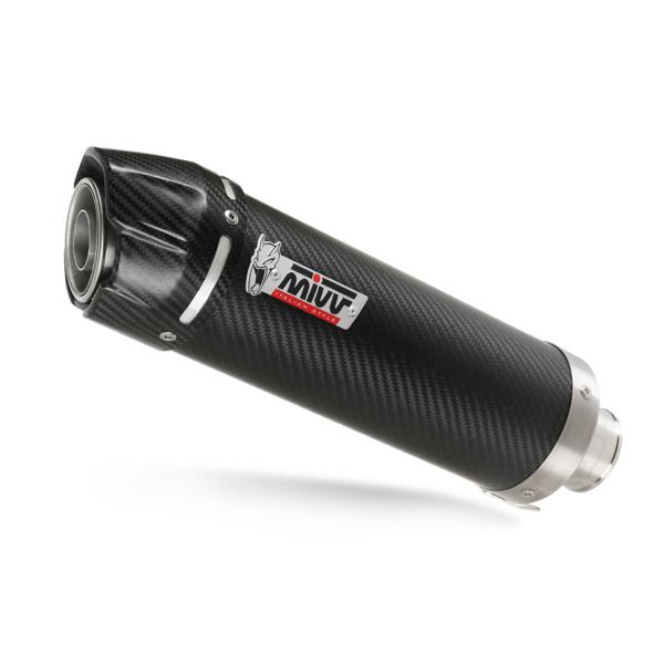 MIVV GP Carbon with carbon end cap exhaust approved Honda CB500F 2016-2018