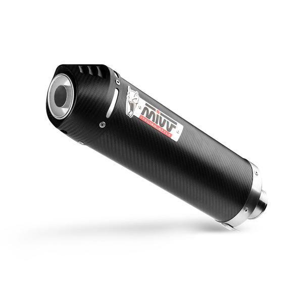 MIVV Oval Carbon with carbon end cap exhaust approved Honda Integra 750 2016-2020