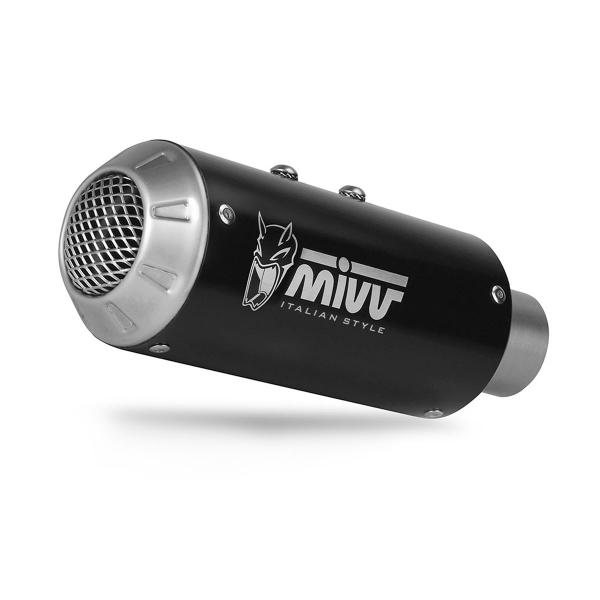 MIVV MK3 Black steel exhaust Racing Honda CB500F 2019-2024