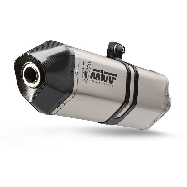 MIVV Speed Edge Steel exhaust approved Honda Africa Twin 1100 2020-2023