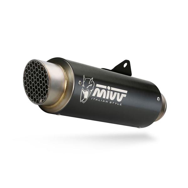 MIVV GPpro Black steel exhaust approved Honda CB500X 2021-2024