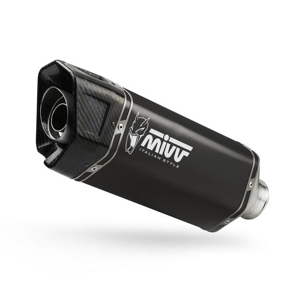 MIVV SR1 Black steel exhaust approved Honda CB750 Hornet 2023-2025