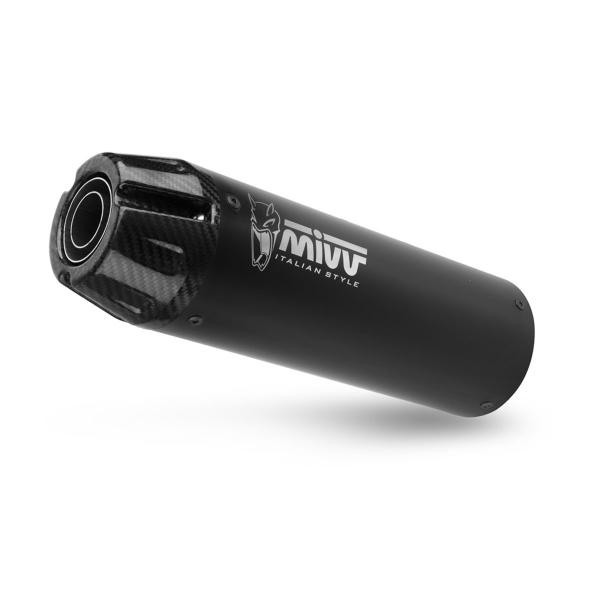 MIVV HR1 Black steel with carbon end cap exhaust approved Honda CL500 2023-2024