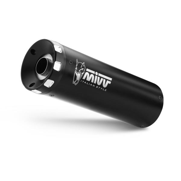 MIVV HR1 Black steel with carbon end cap exhaust approved Honda CMX1100 Rebel 2022-2024