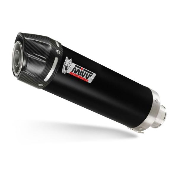 MIVV GP Black steel with carbon end cap exhaust approved Kawasaki Z750 2004-2006