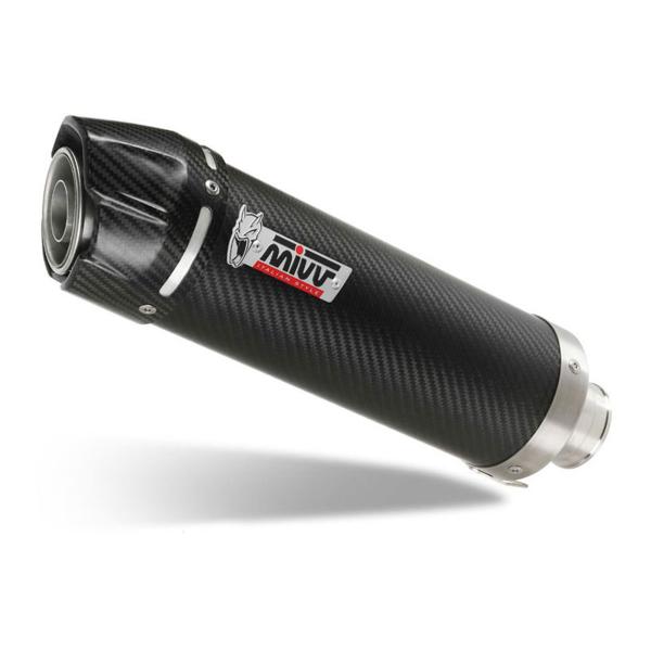 MIVV GP Carbon with carbon end cap exhaust approved Kawasaki Z750 2007-2014