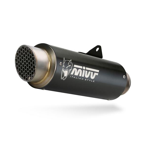 MIVV GPpro Black steel exhaust approved Kawasaki Ninja 400 2018-2023