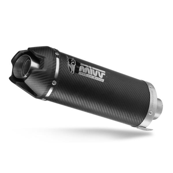 MIVV AK1 Carbon with carbon end cap exhaust approved Kawasaki Ninja ZX6R 2021-2025