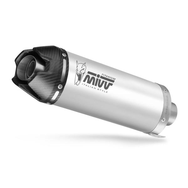 MIVV AK1 Titanium with carbon end cap exhaust approved Kawasaki Z900 2025