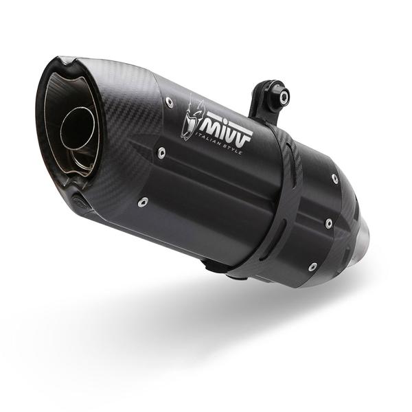 MIVV Suono Black steel exhaust approved KTM 690 SMC 2008-2013