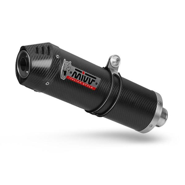 MIVV Oval Carbon with carbon end cap exhaust approved KTM 890 Adventure/R 2020-2024