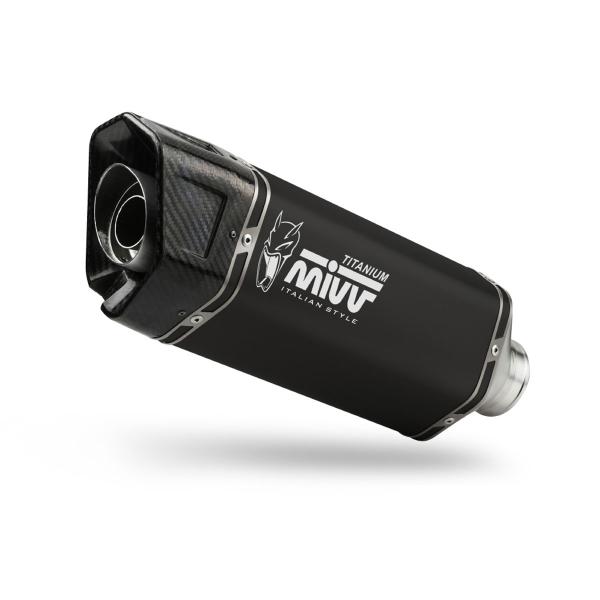 MIVV SR1 Black Titanium exhaust approved Kymco AK550 2021-2024