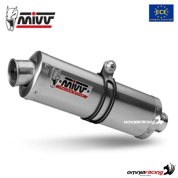 MIVV Oval Steel exhaust approved Suzuki Vstrom 1050 2020-2025