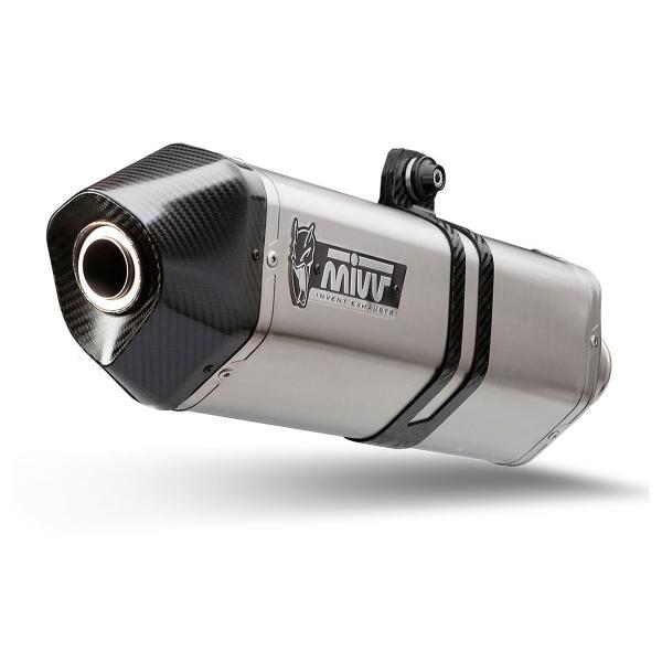 MIVV Speed Edge Steel exhaust approved Suzuki Vstrom 800SE 2023-2025