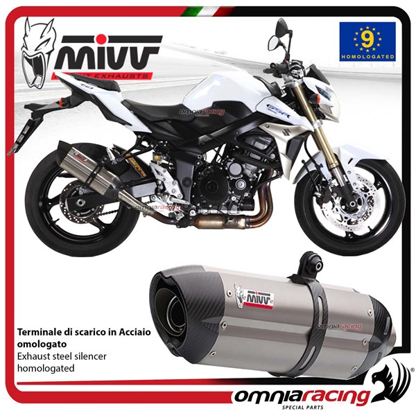 Scarico MIVV Suono Acciaio omologato Suzuki GSR750 2011-2016