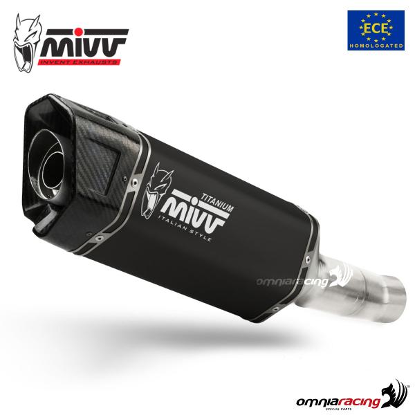 Scarico MIVV SR1 Titanio Nero omologato Triumph Speed Triple 1200 RR/RS 2021-2024