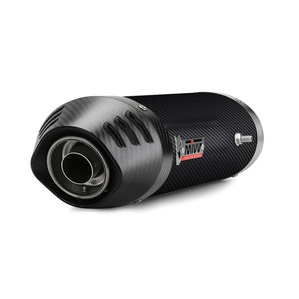 Scarico MIVV Oval Carbonio fondello Carbonio omologato Honda CBR600RR 2003-2004