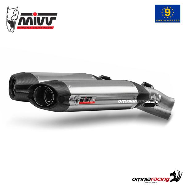 Coppia Scarichi MIVV Suono Acciaio omologato Yamaha R1 2004-2006