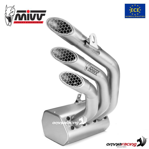 MIVV Speed Edge Steel exhaust approved Mv Agusta Brutale 800/RR 2017-2025