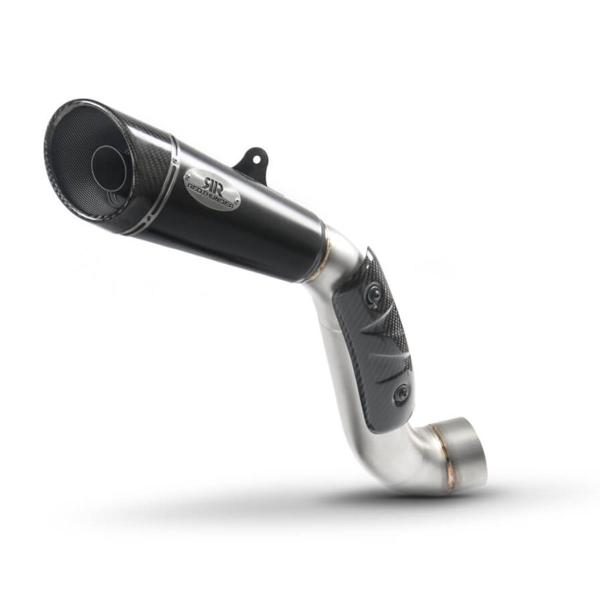 Terminale scarico RedThunder racing nero Scout Indian 2017 UP