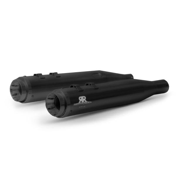 Coppia terminali scarico RedThunder racing nero Harley Davidson M8 Touring 2021-2023