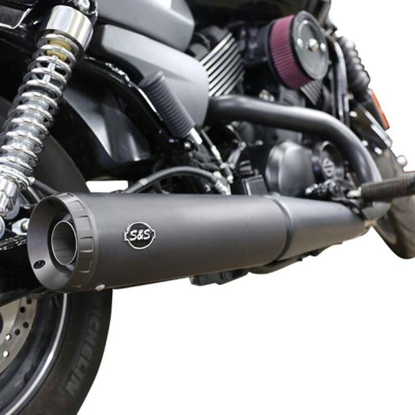 S&S black exhaust Grand National Harley Davidson XG750 Street USA 2018-2020