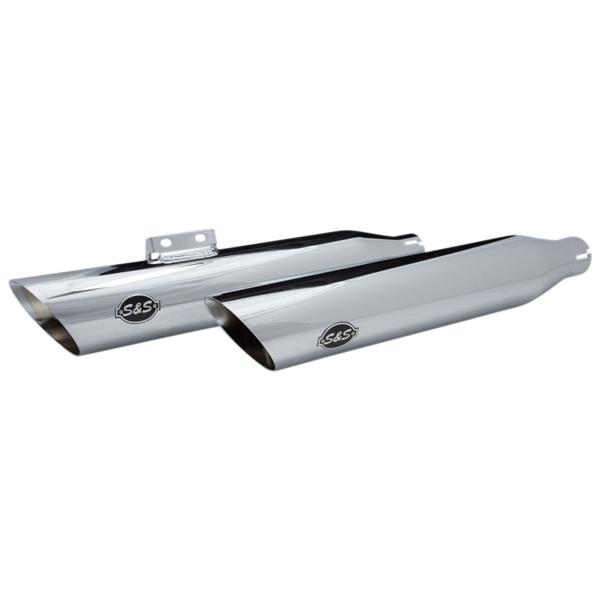 Scarichi S&S cromati Slash Cut Harley Davidson FLFBS1868 Softail Fat Boy Ann (ANX) 114 ABS 2018