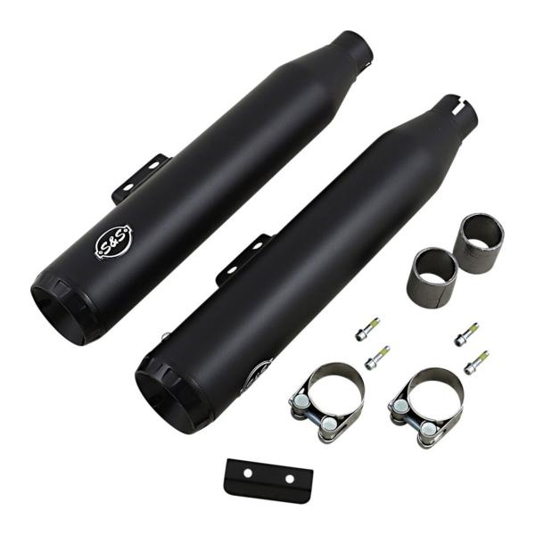 S&S black exhausts Grand National Harley Davidson FLFB1750 Softail Fat Boy 107 ABS 2019-2020