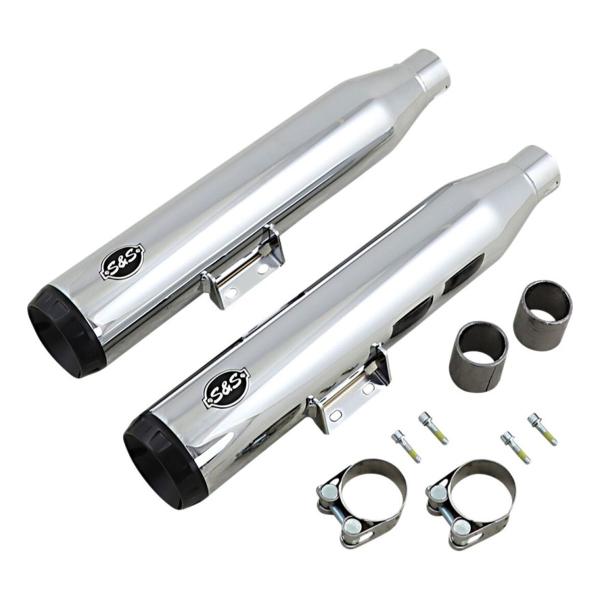 Scarichi S&S cromati Grand National Harley Davidson FLDE1750 Softail Deluxe 107 ABS 2018-2020