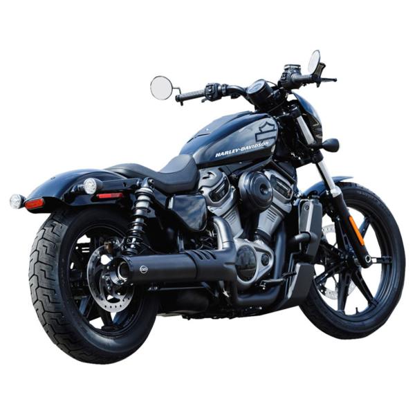 S&S black exhaust Grand National Harley Davidson RH975 Nightster ABS 2022-2023