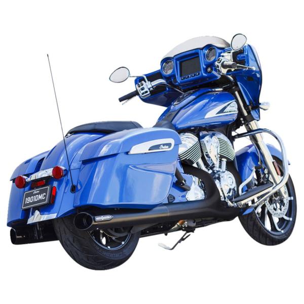 S&S black exhausts Broadhead Indian Challenger 108 Elite ABS 2023-2024