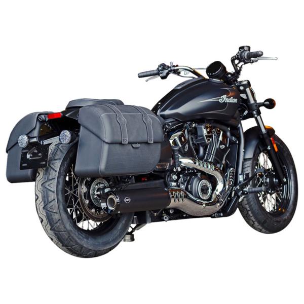 S&S black exhaust Grand National Indian Scout 1250 Bobber ABS 2024-2025
