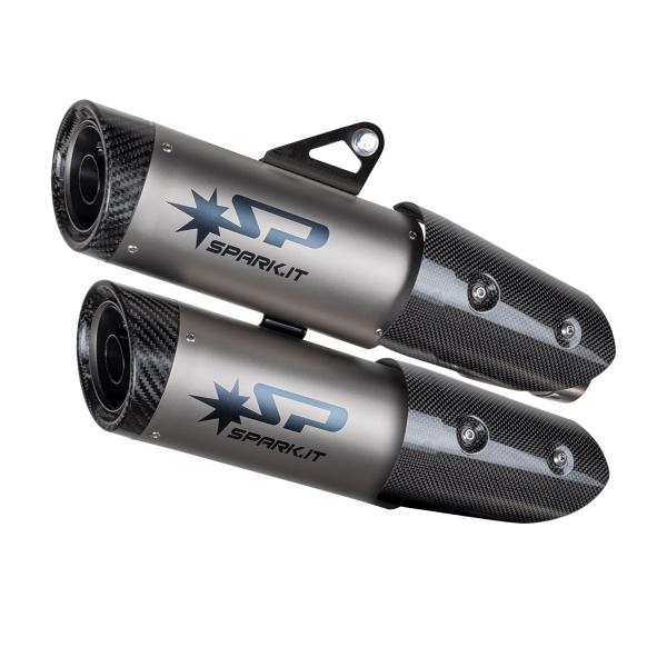 Scarico Spark Triumph Speed Triple 1200 RR 2022-2024 | Dyno titanio fondello carbonio omologato