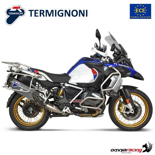 Termignoni ADV terminale di scarico in titanio omologato per BMW R1250GS / Adventure 2019>