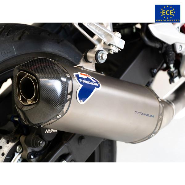 Terminale scarico Termignoni titanio omologato Honda CB750 Hornet 2023-2024