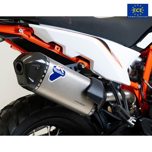 Termignoni titanium exhaust slip-on approved KTM Adventure 890 2023-2024