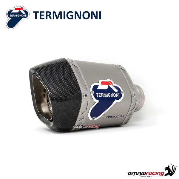 Termignoni RELEVANCE D70 terminale di scarico in titanio racing non omologato Kawasaki Z900RS 2018>