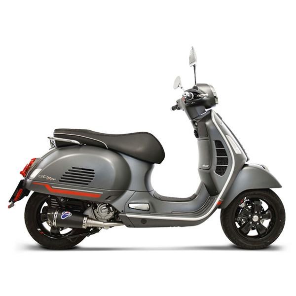 Impianto scarico completo Termignoni acciaio racing Piaggio Vespa GTS 250/300 2008-2022