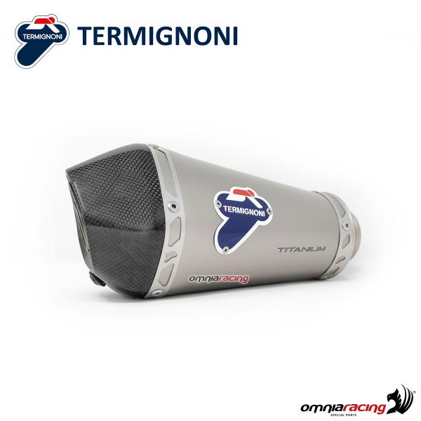 Termignoni RELEVANCE titanium exhaust slip-on racing for Benelli Leoncino 500 2017>