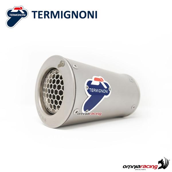 Termignoni GP2R-R stainless steel exhaust slip-on racing for Benelli Leoncino 500 2017>