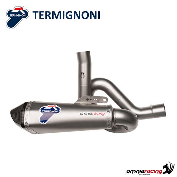 Termignoni SCREAM terminale di scarico in titanio racing per Ducati SuperSport 950 2021>