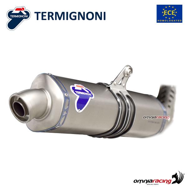 Termignoni terminale di scarico titanio omologato per Yamaha Tenere 700 2019-2025